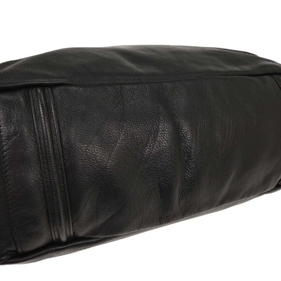 Chanel Black Lambskin Mademoiselle Lock Handbag - Picture 4 of 9